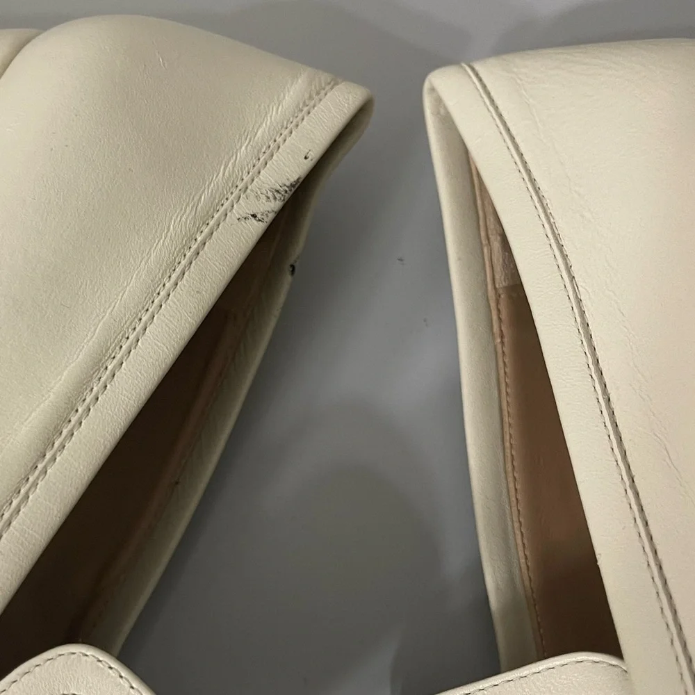 John Josef Belen Penny Loafer Leather Pump Sz 9.5 Made in Spain Retail 238 new